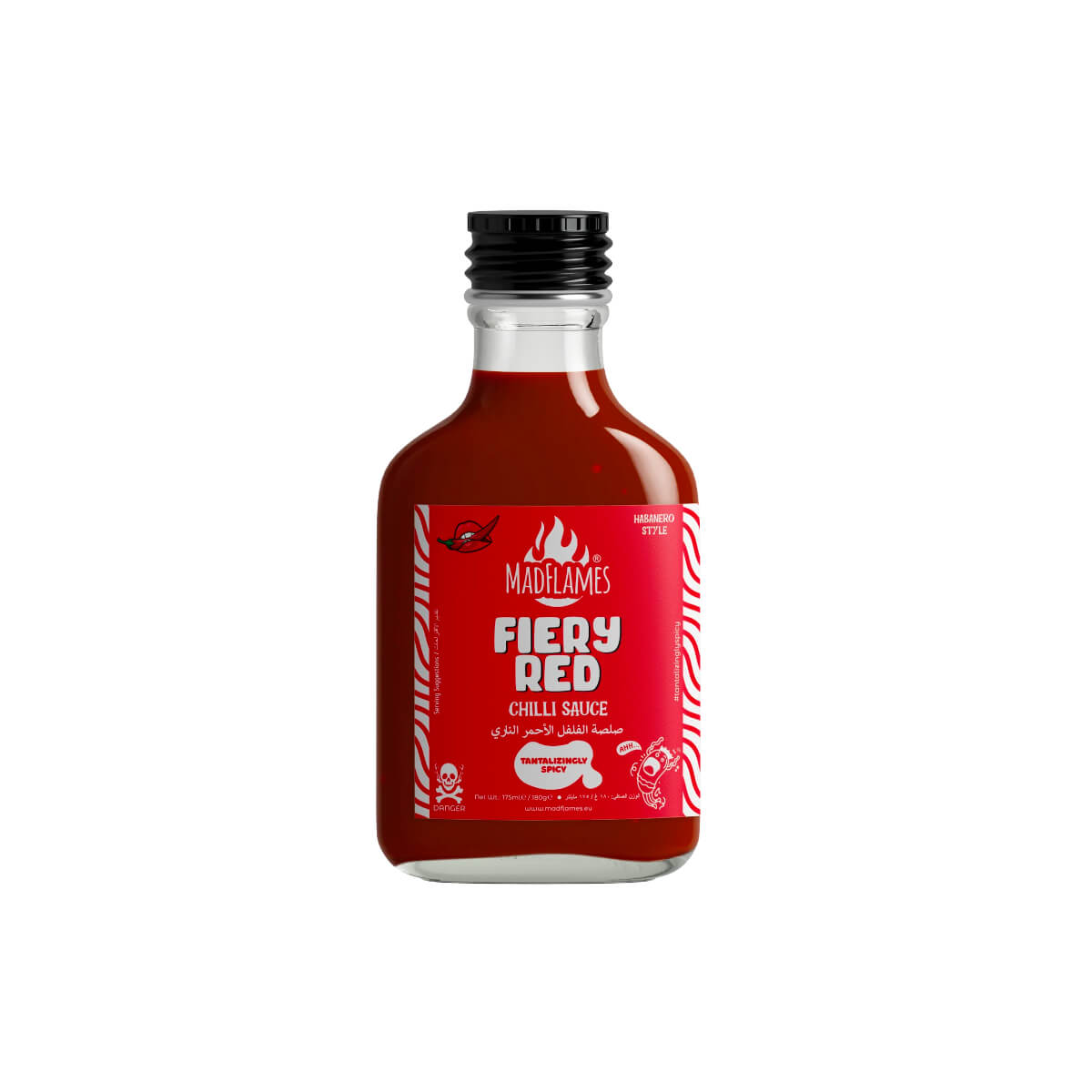 Holy Made Flame Fiery Red Habanero Style Chili Sauce 180g