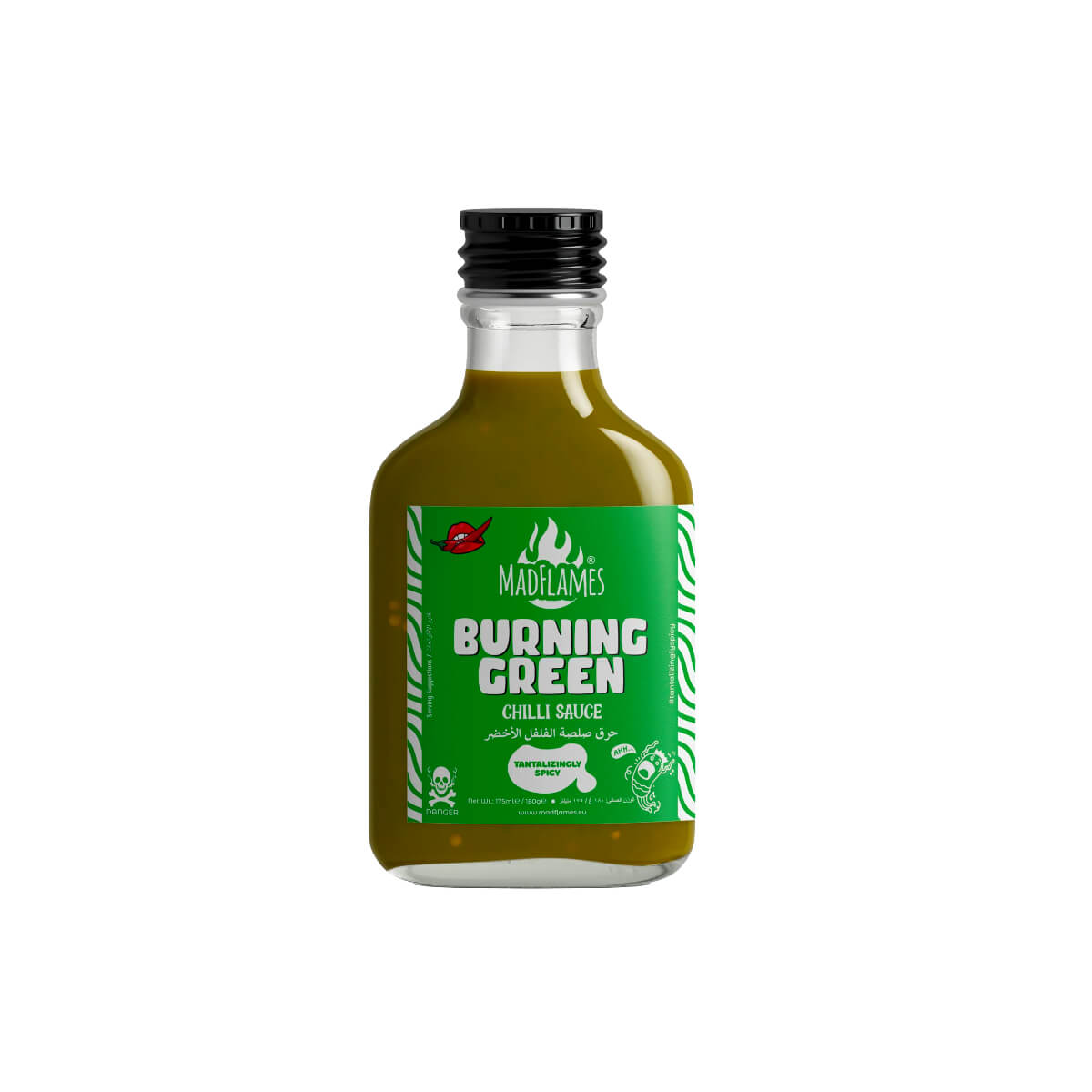 Holy Made Flame Burning Green Chilli Sauce 180g