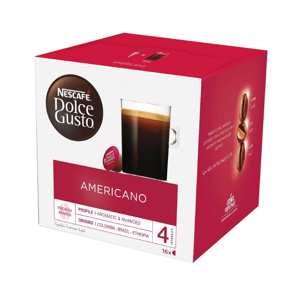 Nescafe Dolce Gusto Coffee Americano Capsules 16s