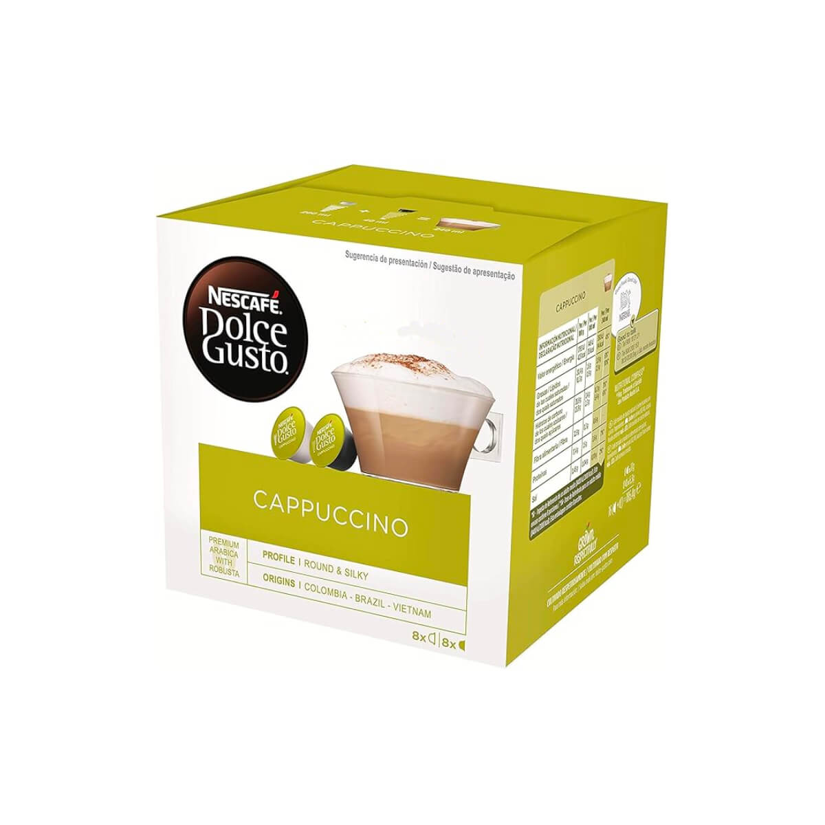 Nescafe Dolce Gusto Cappuccino Coffee 16 Capsules