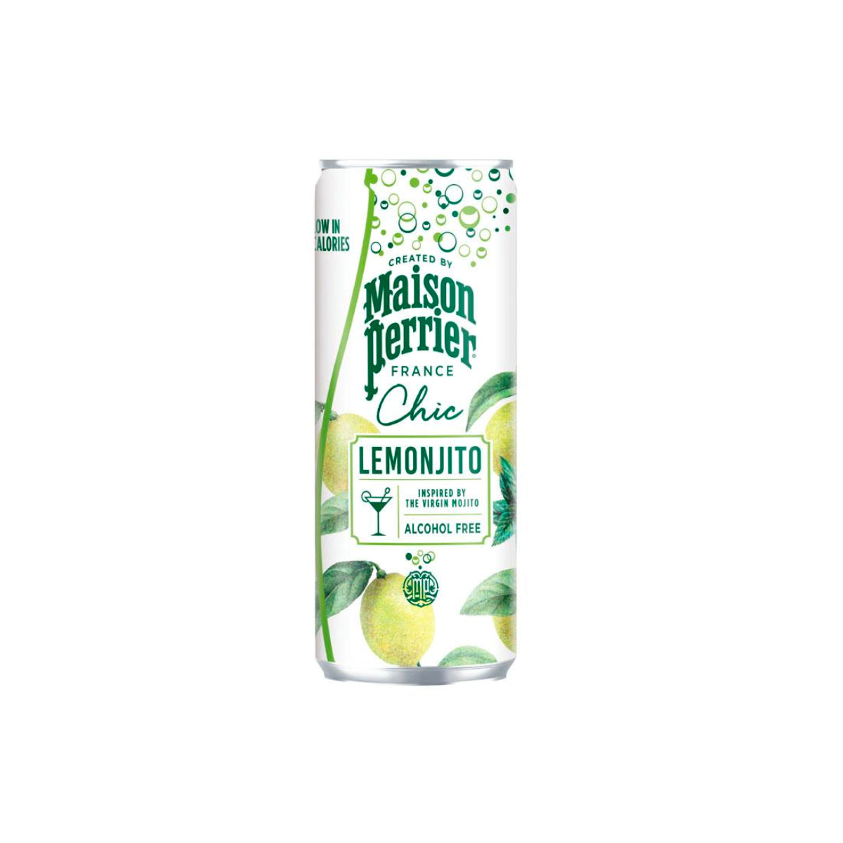 Maison Perrier Chic Lemonjito Lemon & Mint Flavoured Sparkling Water 250ml