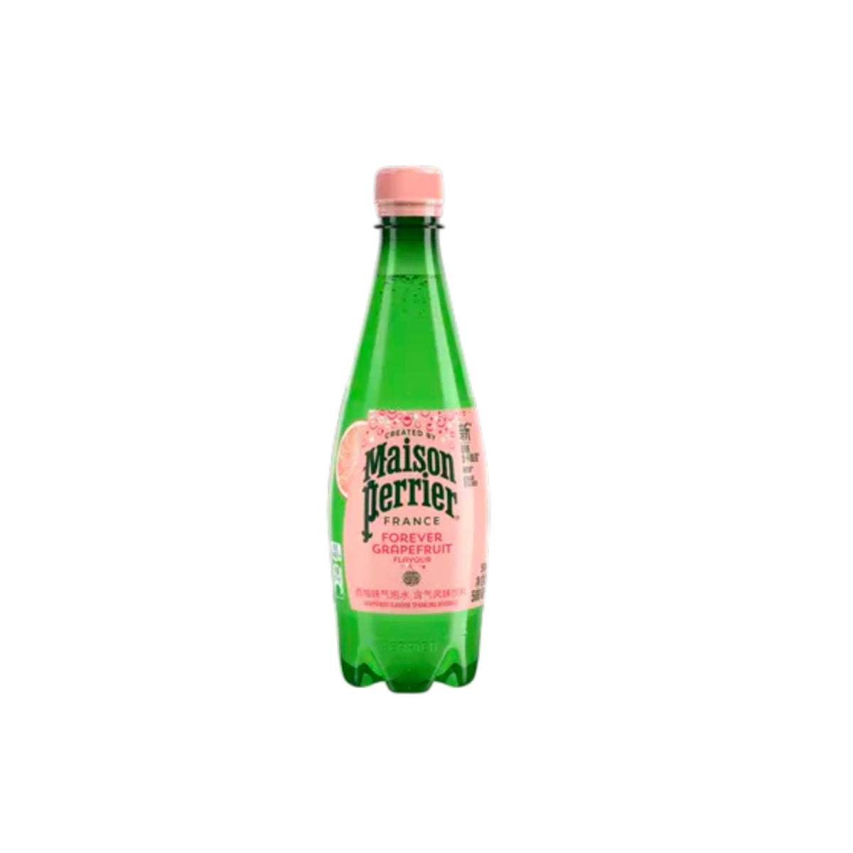 Maison Perrier Natural Sparkling Mineral Water With Pink Grapefruit Flavored 500ml