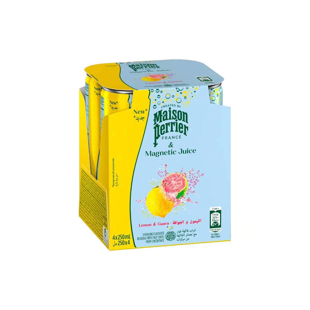 Maison Perrier Lemon & Guava Magnetic Juice 4x250ml
