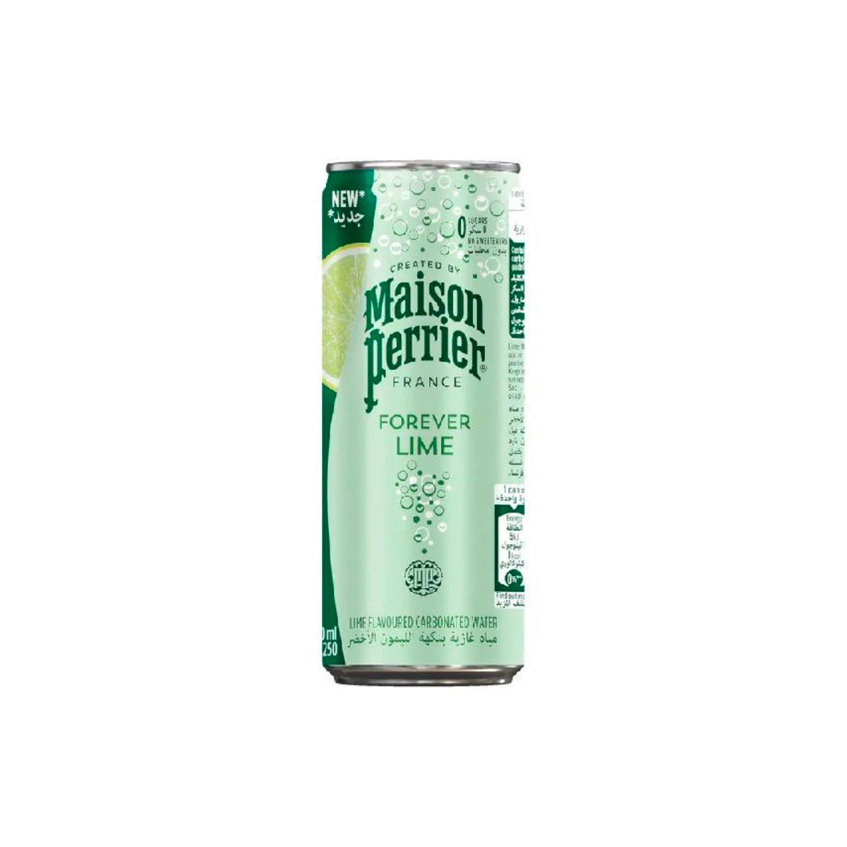 Perrier Maison Lime Flavoured Carbonated Water 250ml