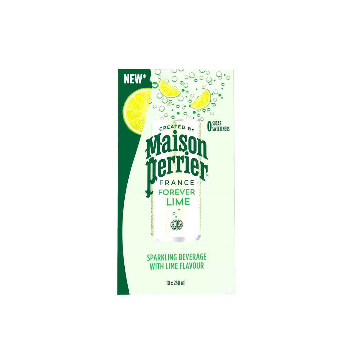 Perrier Maison Lime Flavoured Carbonated Water 10x250ml