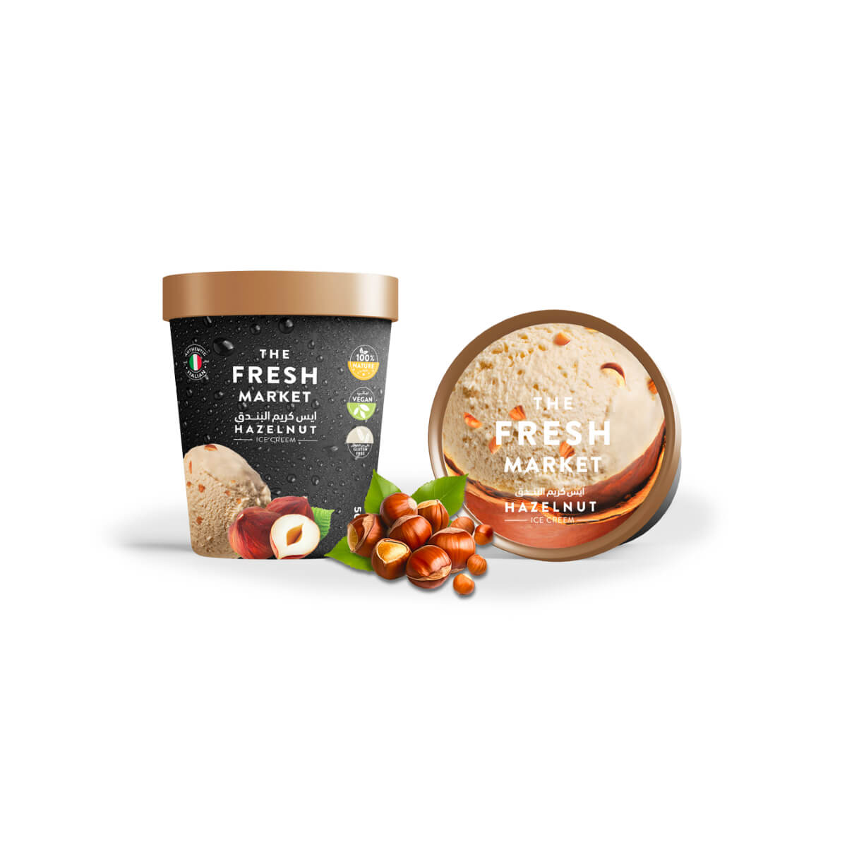 The Fresh Market Hazelnut Ice Cream 500ml
