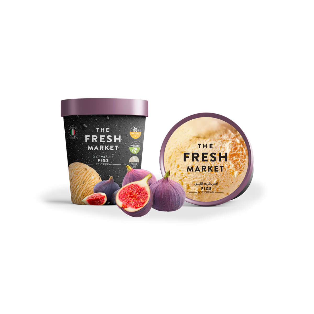 The Fresh Market Figs Ice Cream 500ml
