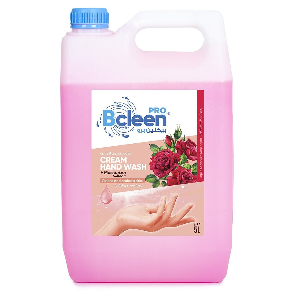 Bcleen Pro Cream Hand Wash With Moisturizer Rose 5000ml