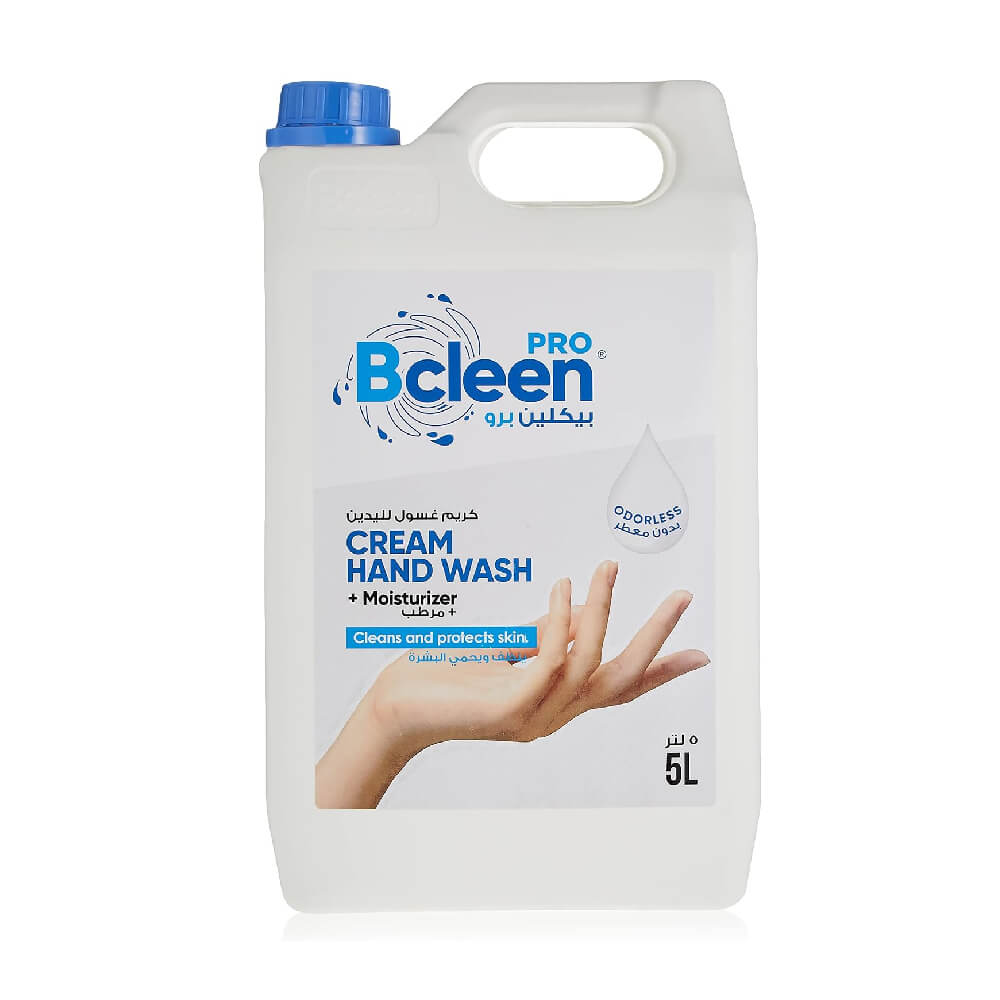 Bcleen Pro Cream Hand Wash With Moisturizer Odorless 5L