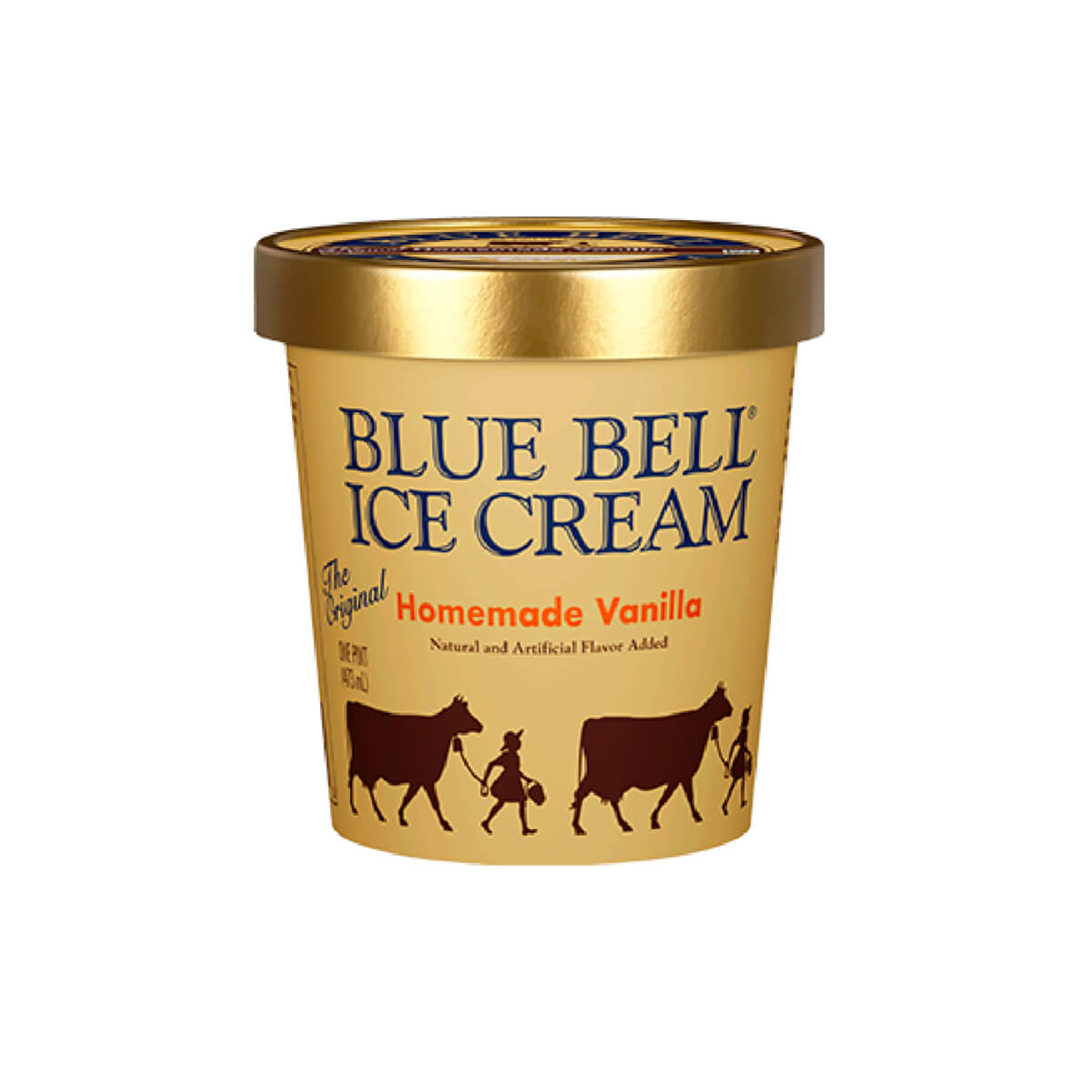 Blue Bell Ice Cream Homemade Vanila 473Ml