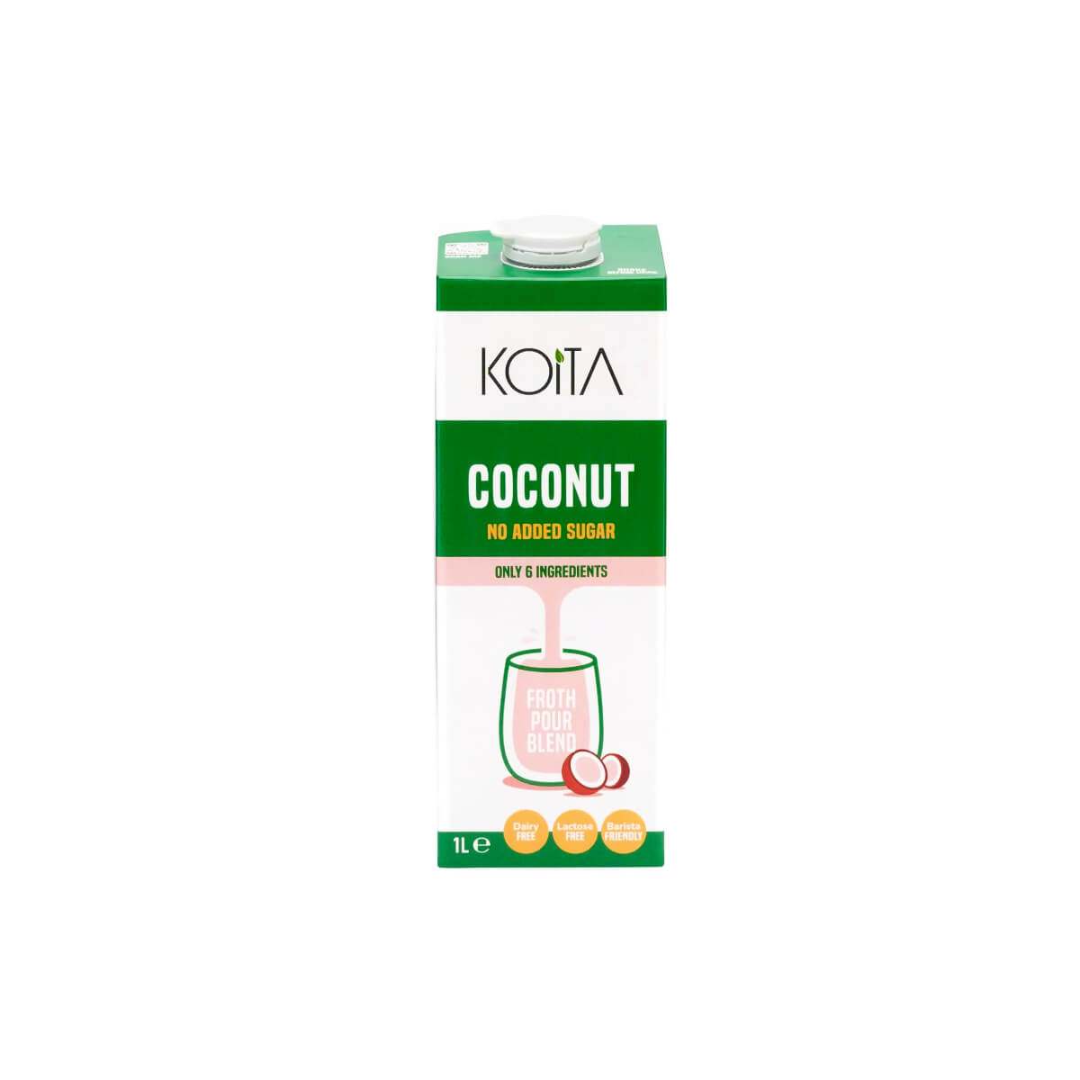 Koita Plant Based Coconut Milk (No Added Sugar) 1LTR