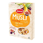 Emco Crunchy Museli With Fruit Pieces 375gm