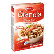 Emco Granola Gluten Free With Strawberies & Almonds 340gm
