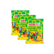 Bebeto Lovely Fruits Jelly Gum 3x80g