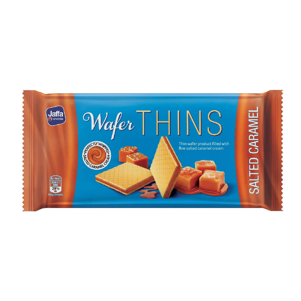 Jaffa Thins Salted Caramel Wafer 125gm