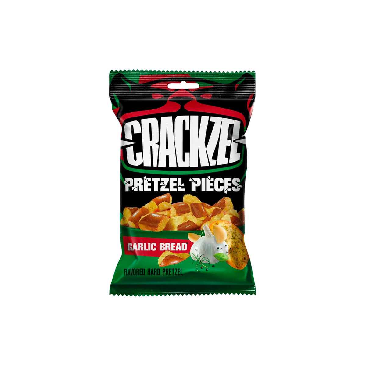 Crackzel Garlic Bread Hard Pretzel 65g