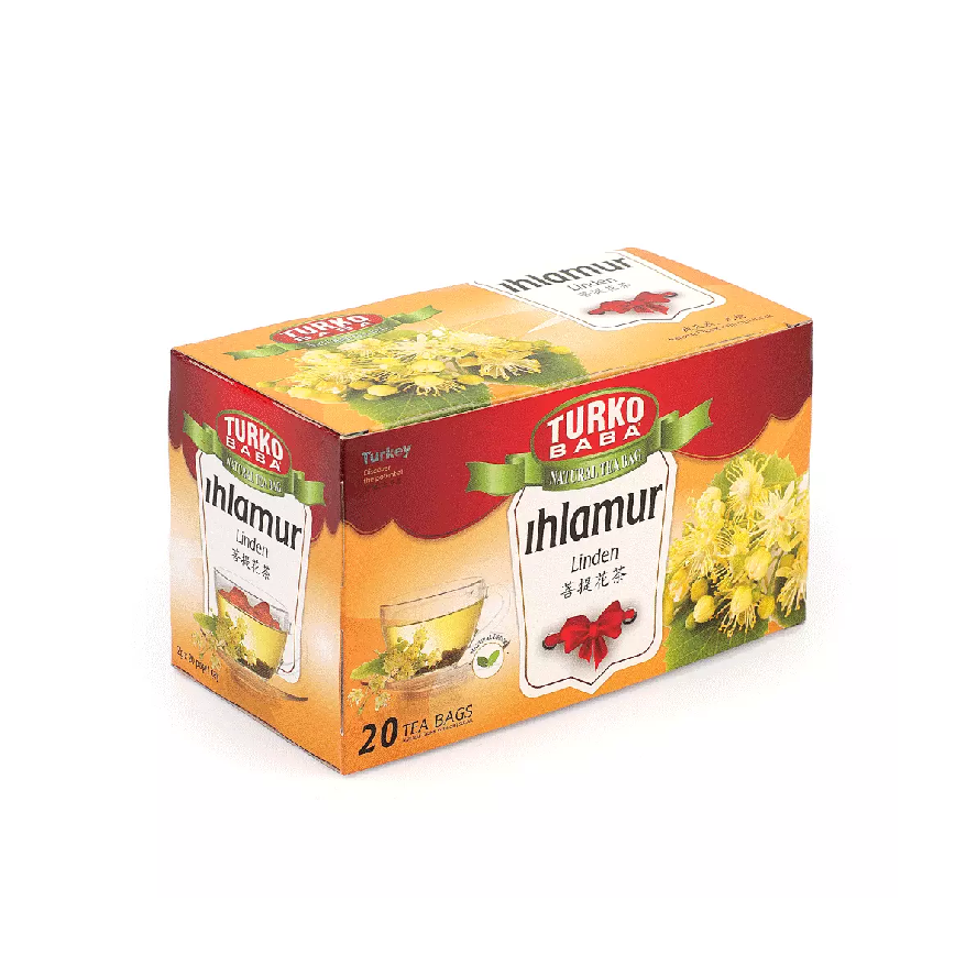 Turkish Turko Baba Natural Tea Bag Linden (Ihlamur) 20pcs