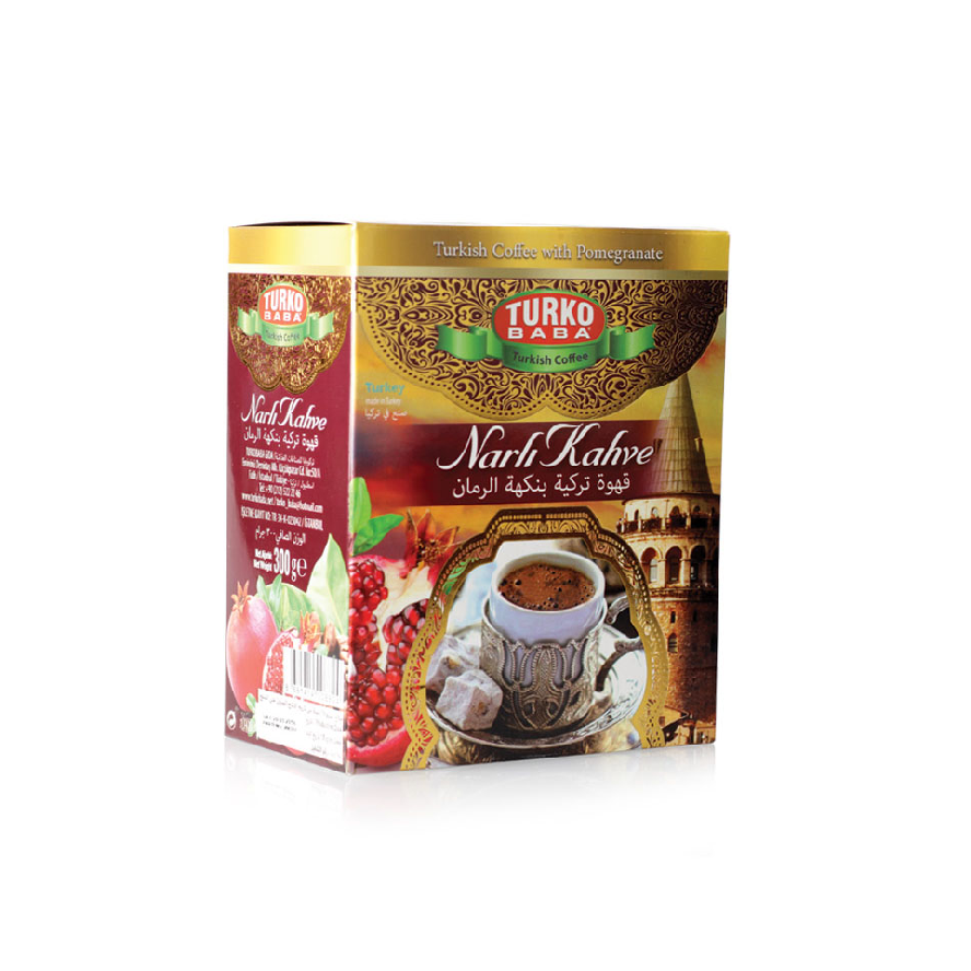 Turkish Turko Baba Turkish Coffee with Pomegranate (Narli Kahve) 300gm