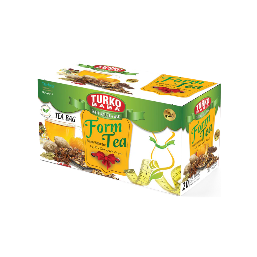 Turkish Turko Baba Natural Tea Bag Form Tea withou Sugar 40gm