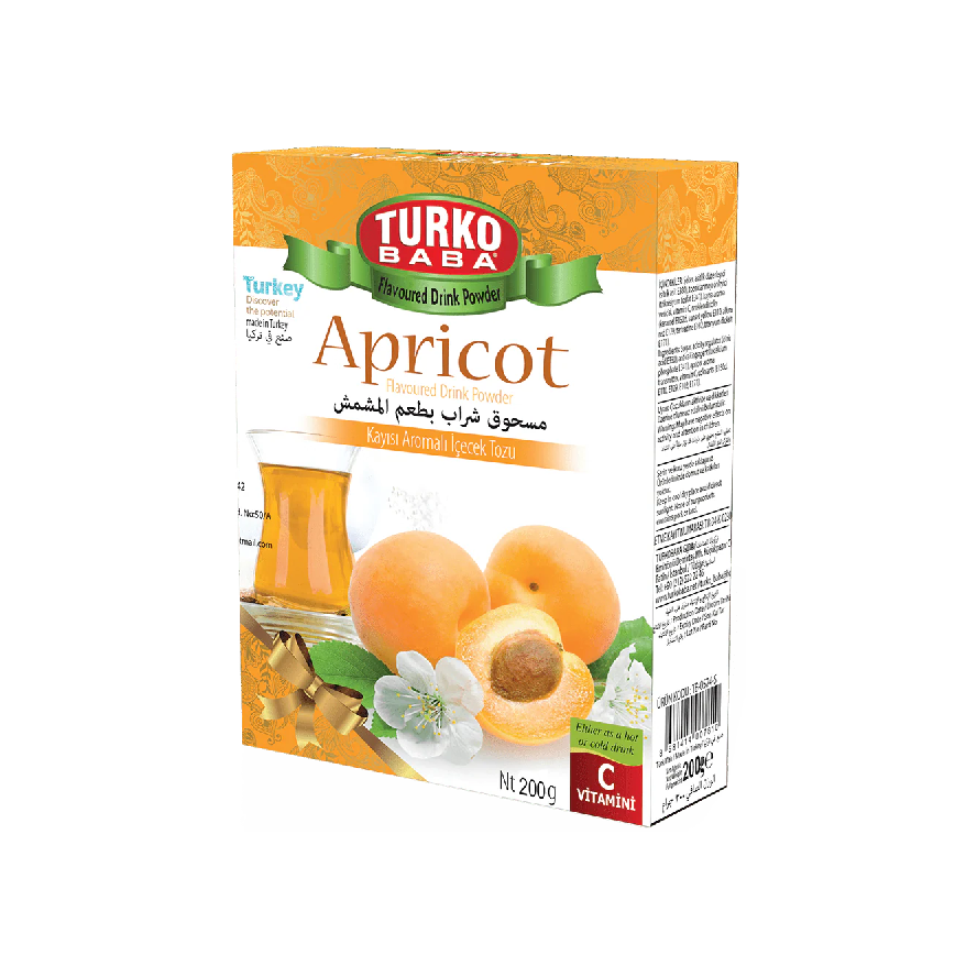 Turkish Turko Baba Apricot (Kayisi Aromali Icecek Tozu) 300gm
