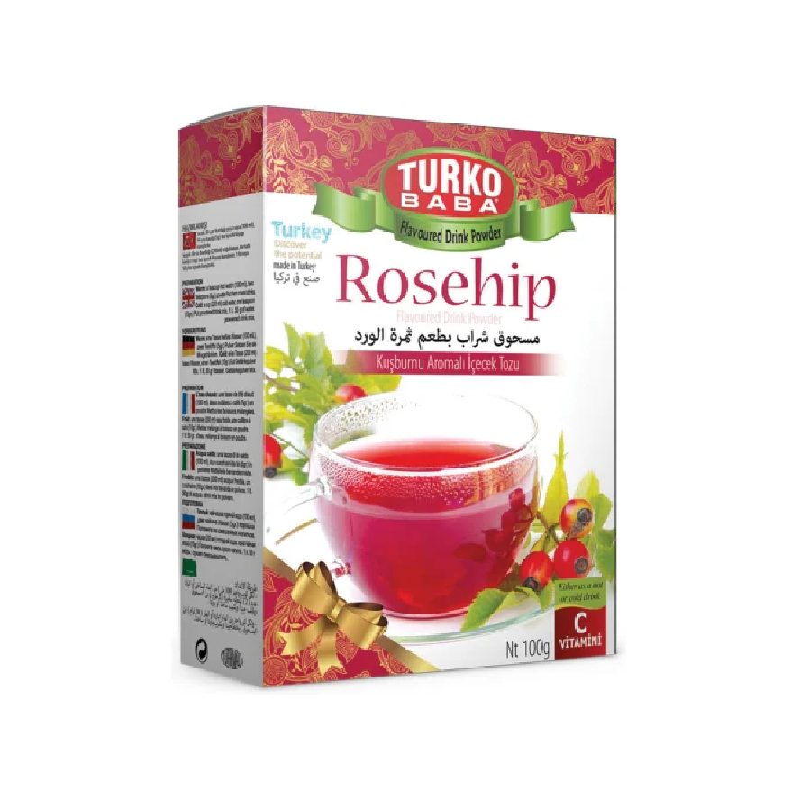 Turkish Turko Baba Rosehip (Kusburnu Aromali Icecek Tozu) 300gm
