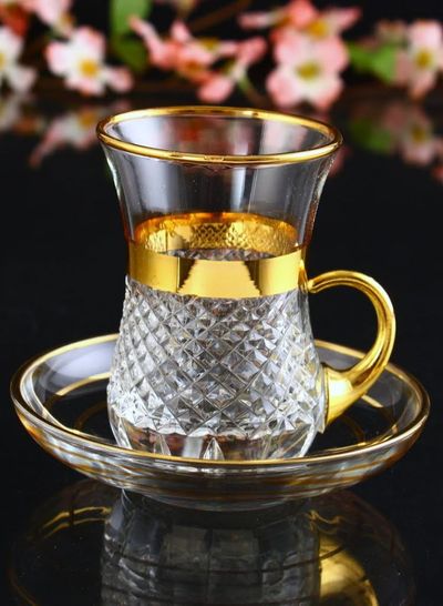 12Pcs Istikan Cup Set Gold