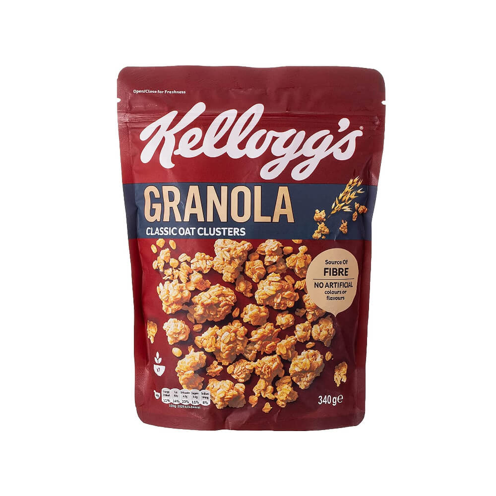 Kellogg's Granola Classic Oat Clusters 340gm