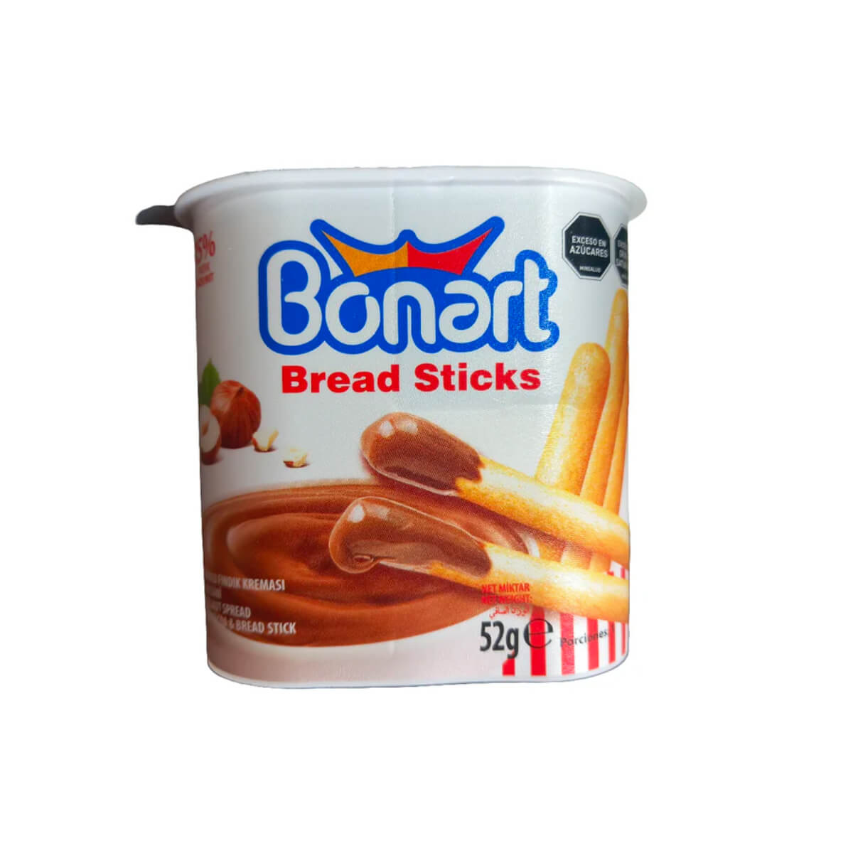 Bonart Hazelnut Cream Breadsticks 52g