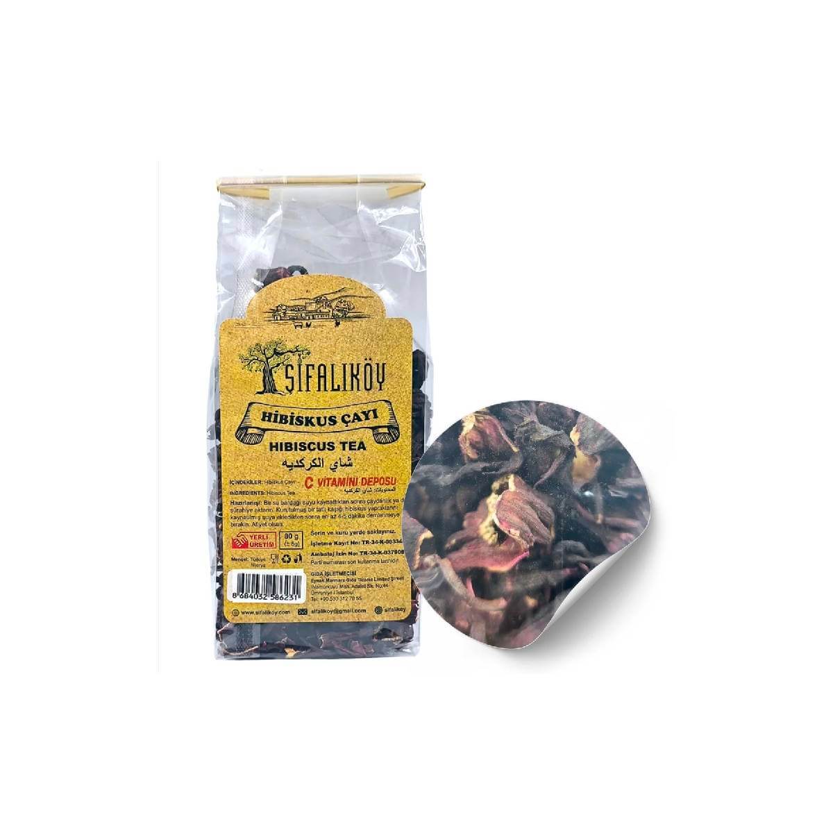 Turkish Sifalikoy Hibiscuss (hibiskus) 80g