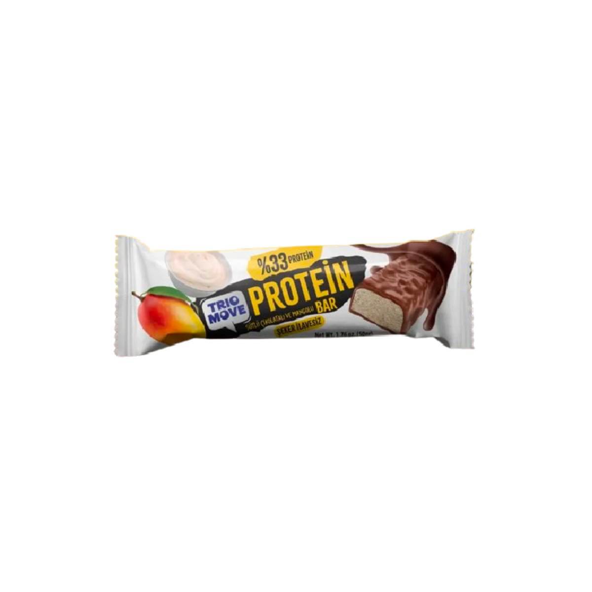 Turkish Trio Chocolate Protein Bar w/ Mango & Yogurt (Mango ve yogurtlu) 50g