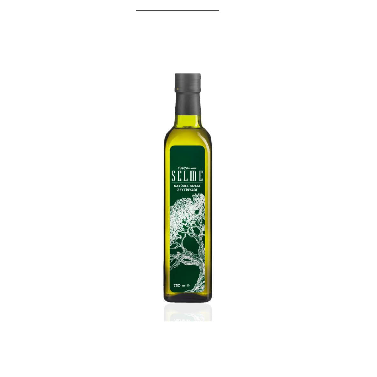 Turkish Selme Extra Virgin Olive Oil (Naturel Sizma Zeytinyagi) 750ml