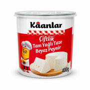 Turkish Kaanlar Full Fat White Cheese (TAM YAGI BEYAZ PEYNIR) 400g