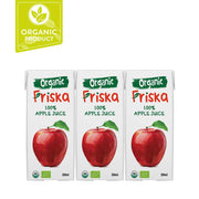 Friska Organic 100% AppleJuice 3x200ml