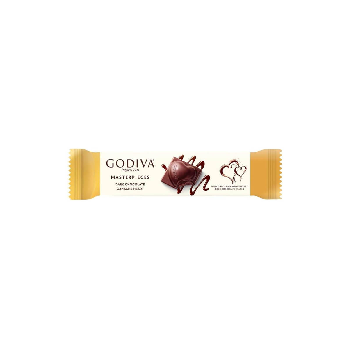 Godiva Masterpieces Ganache Heart Dark Chocolate 30g