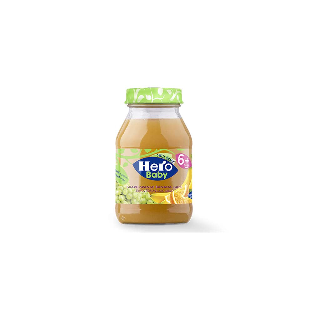 Hero Baby Grape, Orange & Banana Juice 130ml