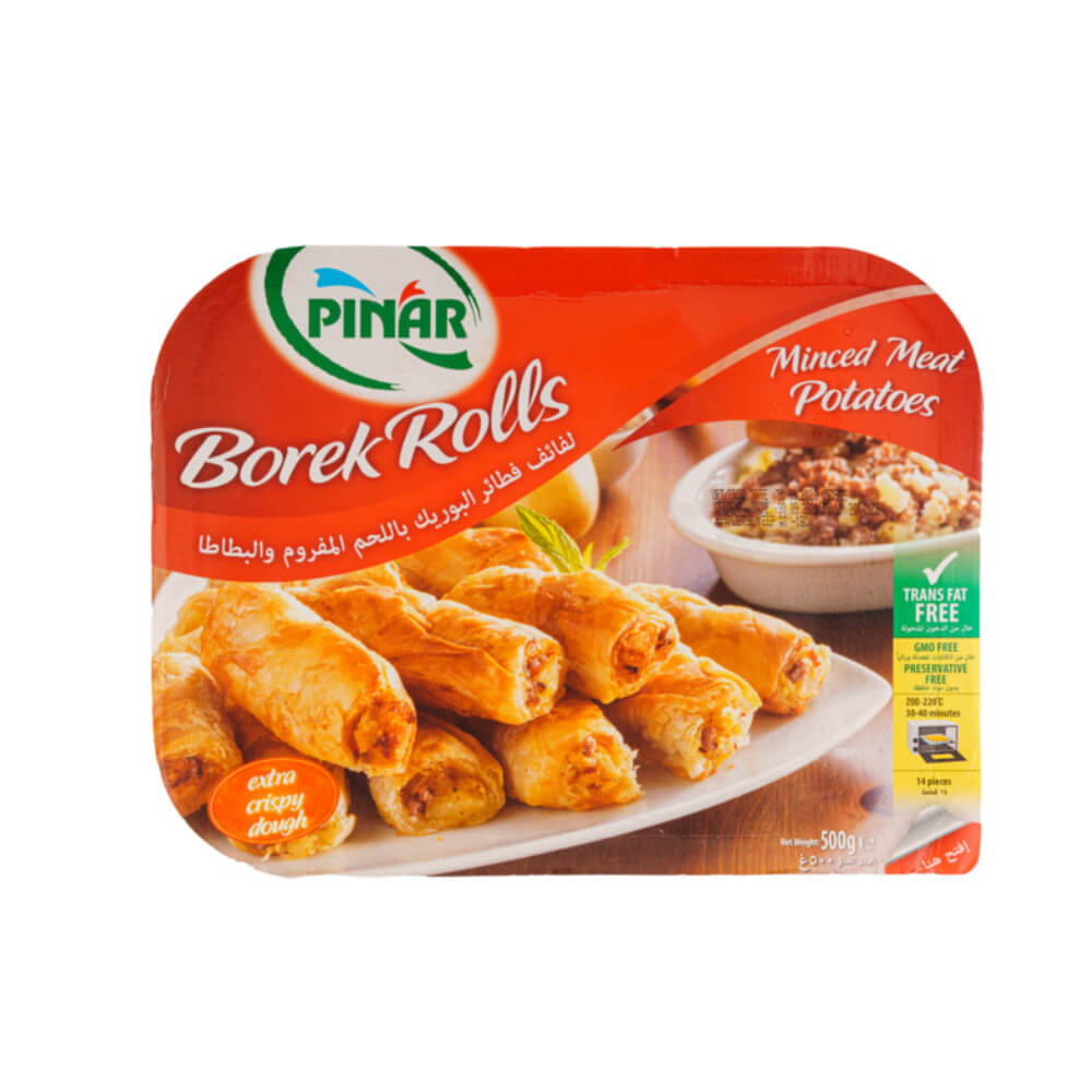 Pinar Borek Rolls Minced Meat And Potatoes 500gm