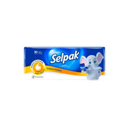 Selpak Lotioned Enriched Handkerchief Pocket Tissues 10 Pack