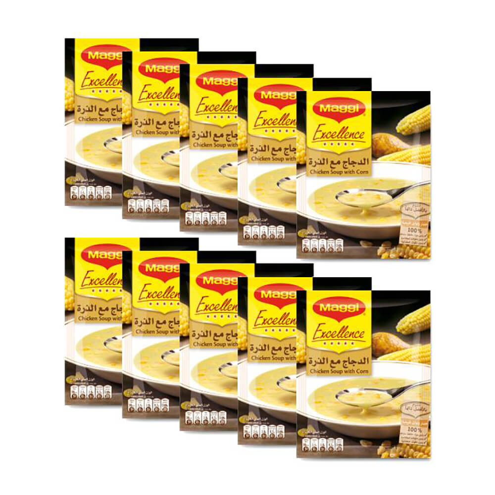 Maggi Soup Excellence Chicken w/ Corn 47Gx10