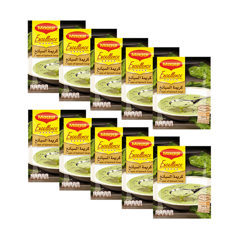 Maggi Soup Excellence Cream of Spinach 49Gx10