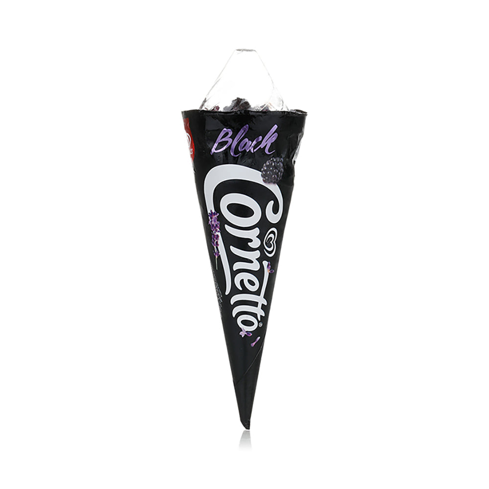 Cornetto Ice Cream Cone Black Lavender 125ml