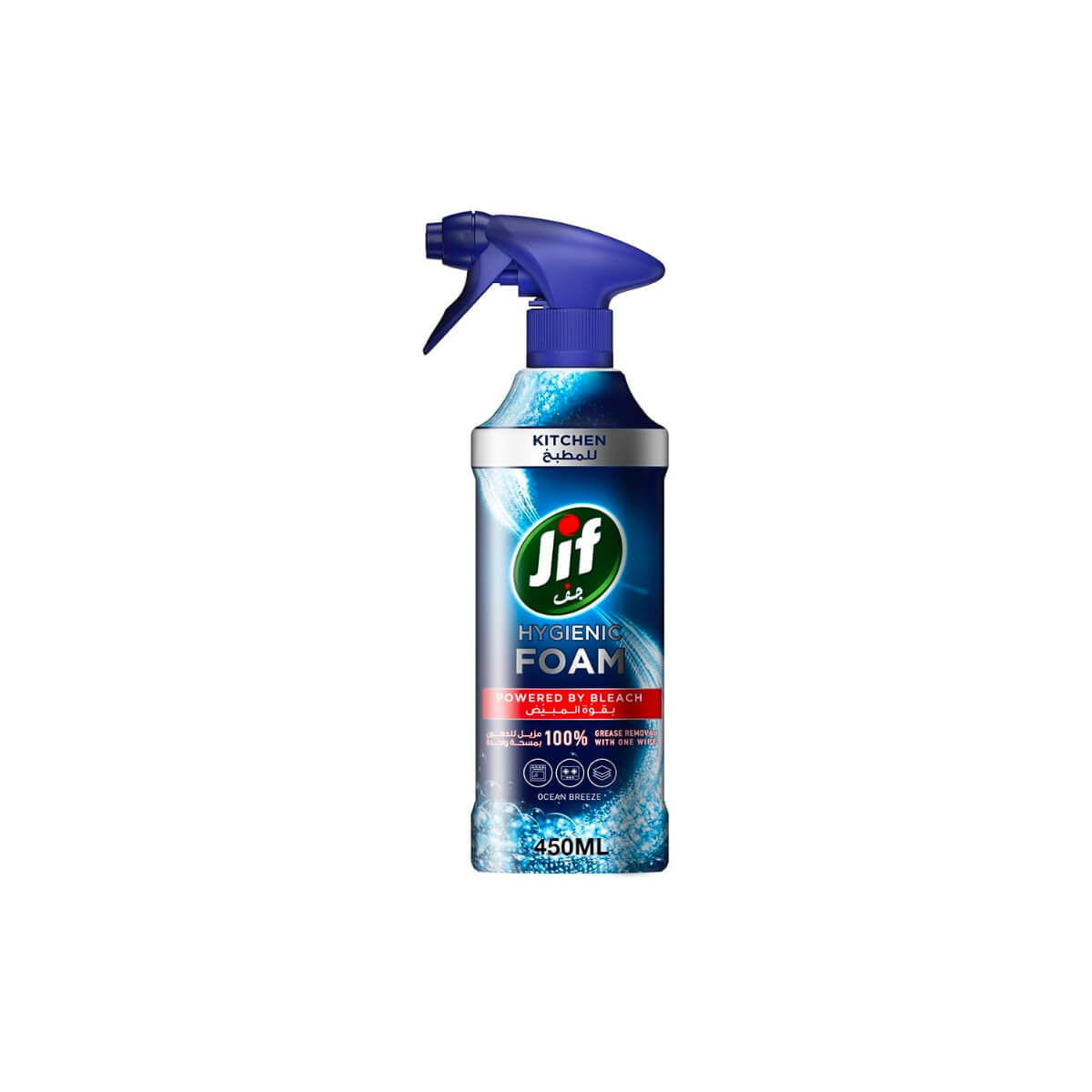 Jif Kitchen Ocean Breeze Hygiene Foam 450ml