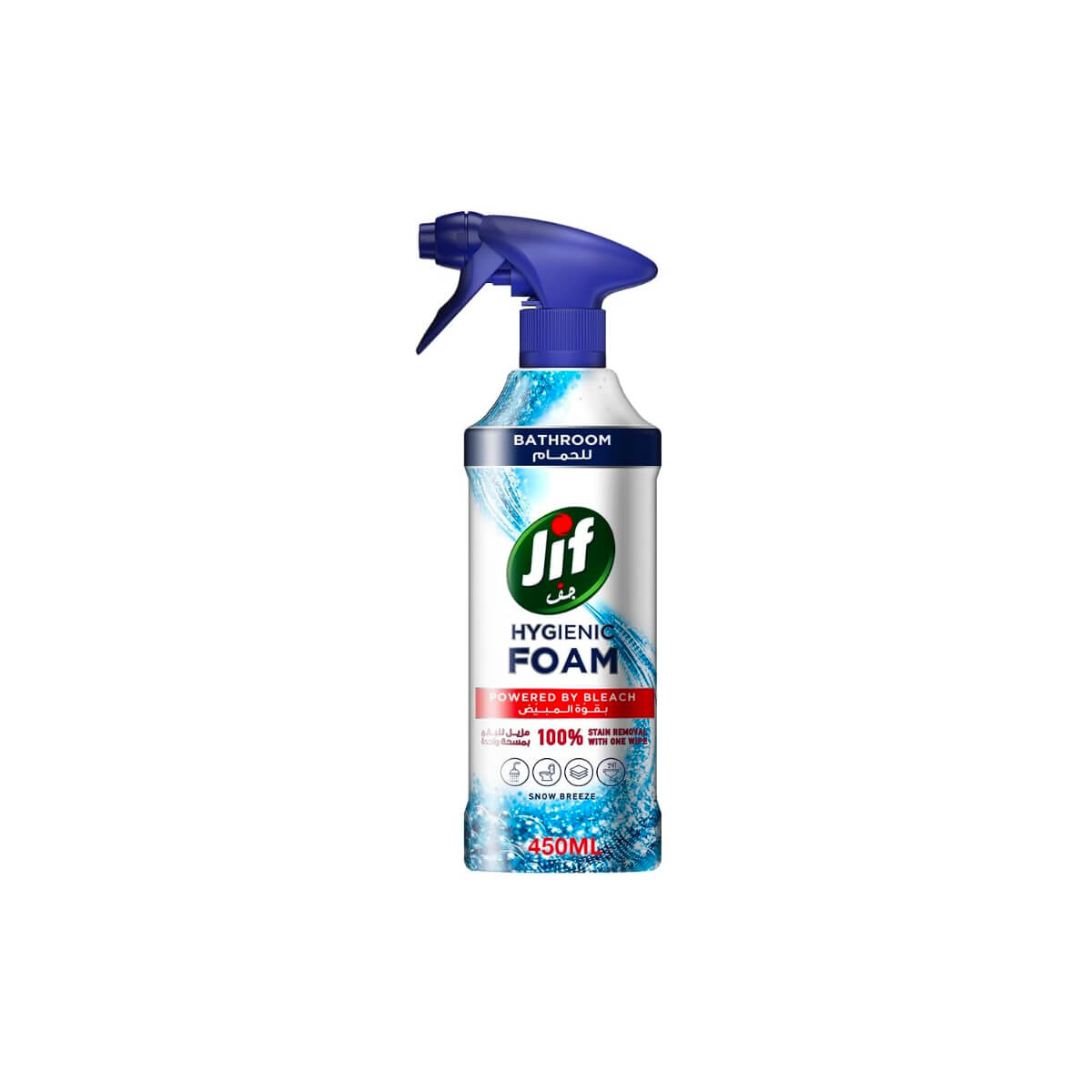 Jif Bathroom Snow Breeze Hygiene Foam 450ml