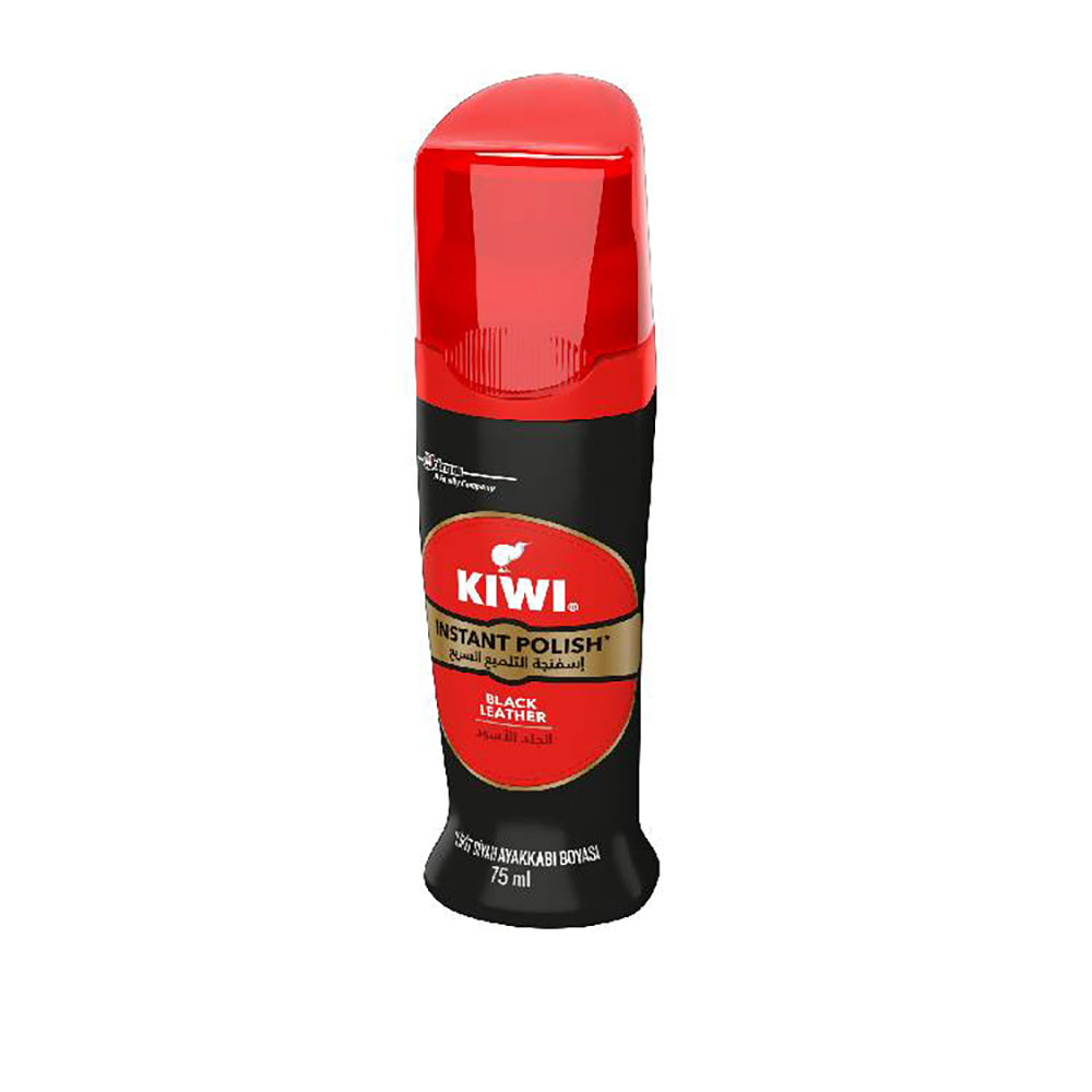 Kiwi Liquid Shoe Polish Black 75ml