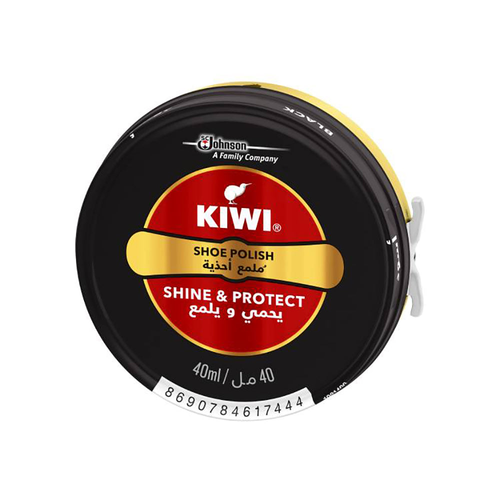 Kiwi Paste Shoe Polish Black 40ml