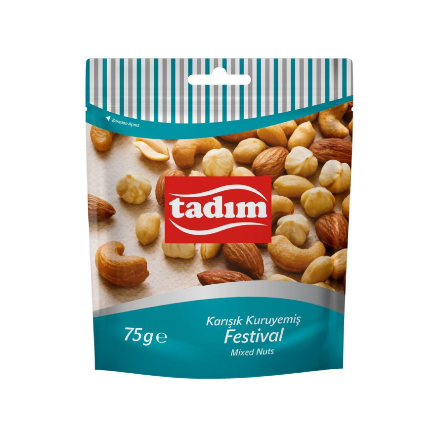 Turkish Tadim Deluxe Mix Nuts (Karisik Kuruyemis Festival) 75g