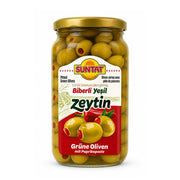 Turkish Suntat Pitted Green Olives (BIBERLI YE??L ZEYT?N) 850G