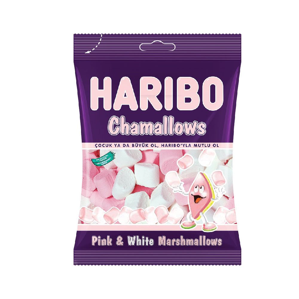 Haribo Chamallows Pink & White Marshmallow 70gm