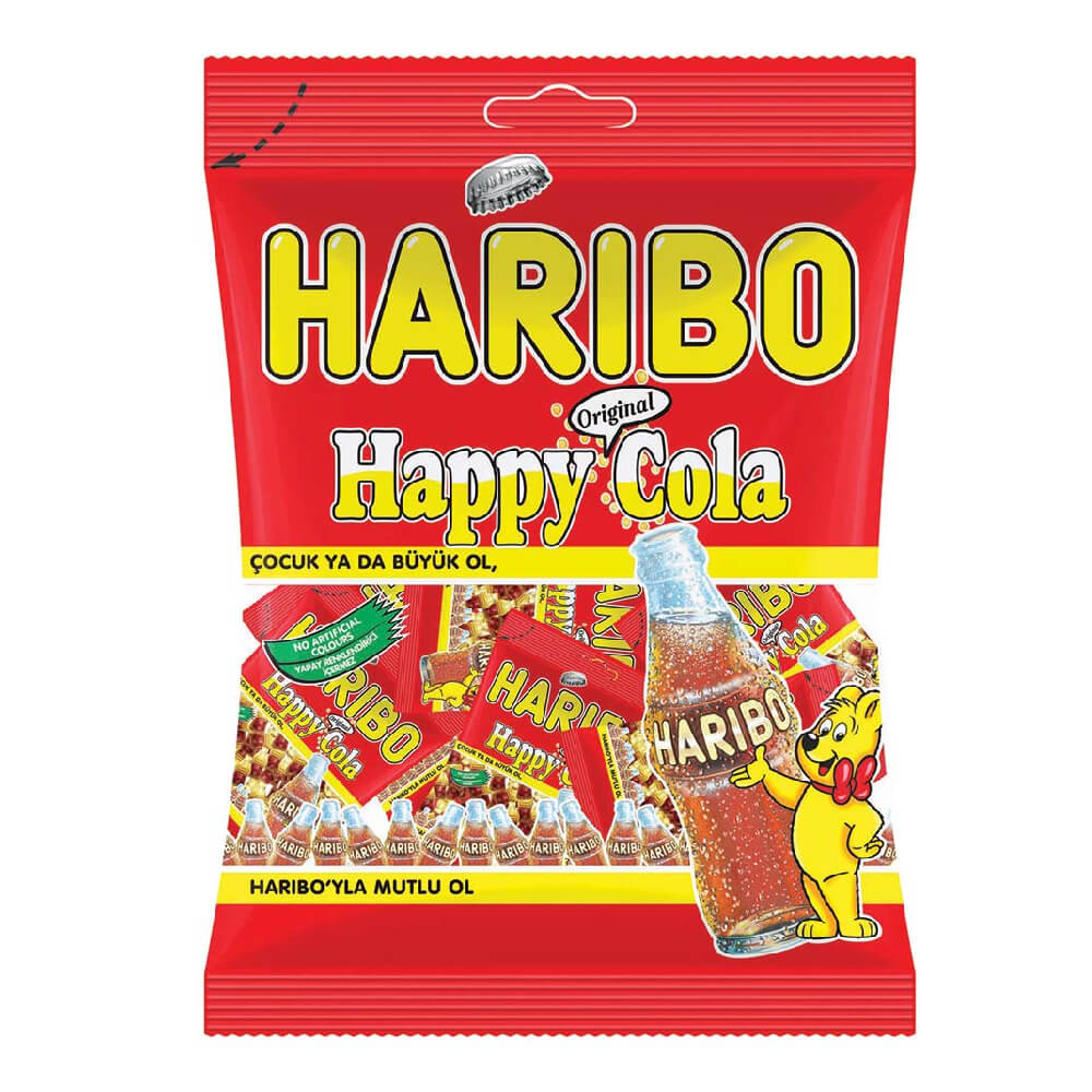 Haribo Mini Happy Cola Maxi Bag 200G