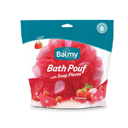 Balmy Strawberry Bath Sponge With Soap Pieces 75gm