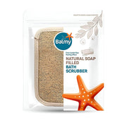 Balmy Natural Soap Filled Bath Scrubber Loofah
